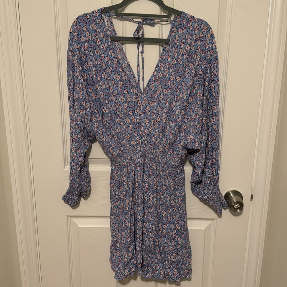 Batwing mini dress